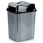 shumee Plastični nagibni koš za odpadke za pisarno, kopalnico, kuhinjo, 28 l