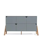 KOMODA S 6 LADICA BELLAMY LOTTA - GREY