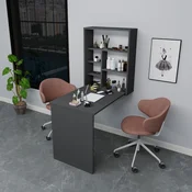 HANAH HOME Sto za šminkanje Sedir Anthracite