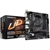 GIGABYTE A520M DS3H AC matična plošča AMD A520 Vtičnica AM4 micro ATX