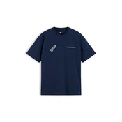 Tommy Jeans Majica mornarska/živo rdeča/bela