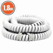 Spiralni telefonski kabel - 4P/4C - 1,8 m