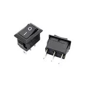 Proelektronic Prekidac crni kockasti 15x10.5mm 2pola/3pina ( PRE-SMRS1021 )