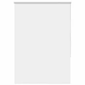 Vidaxl Rolo zatemnjena bela 100x150cm tkanina širina 95,7cm poliester