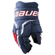 Hokejske rokavice Bauer Supreme F40 Navy/Red/White Junior 10”