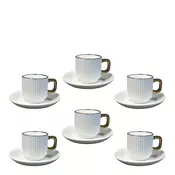 Sigma Set šoljica za kafu RXG-N250819D, 6 komada, 80 ml, Beli