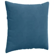 Vidaxl Blazine za kavč 2 pcs Modra 60 x 60 cm Žametna tkanina