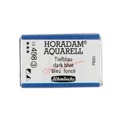 Akvarelna barva Schmincke Horadam v celi posodici – Dark blue - 498 Temno modra