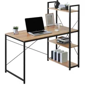 shumee Industrijska loftna pisalna miza Trosa Modern Oak