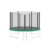 Akrobat Orbit trampolin – družinski trampolin za dvorišče 366 cm – zeleni