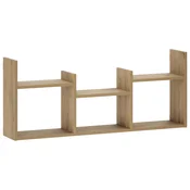 vidaXL Stenska polica Artisan hrast 97.5 x 17 x 40 cm Predelan les