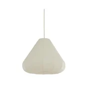 Kremno bela viseča svetilka s papirnatim senčilom o 10 cm Sarella – Light & Living
