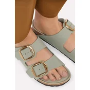 Birkenstock  natikači ženski usnjeni Arizona Big Buckle Oiled Leather