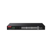 IP-COM Switch PoE - G1128P-24-410W (24x1Gbps; 2x1Gbps uplink; 2x SFP; 24 af/at PoE+ prikljucka; 370W, Rack)