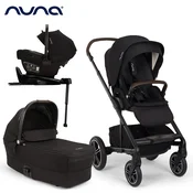nuna® otroški voziček 4v1 mixx™ next + pipa™ next caviar + isofix baza next