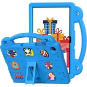 GS Ovitek za Samsung Galaxy Tab A11 Plus/A9 Plus, ljubki vzorci, s stojalom, moder