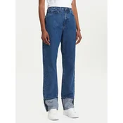 KARL LAGERFELD Jeans hlače A3W10017 Modra Straight Fit