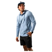 Moški pulover Bauer LTWHT Stripe Hoodie Blue Horizon S
