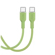 Puro USB-C 60W 1,5m ICON fleksibilen kabel - zelen