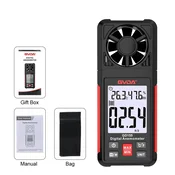 KJB Ročni anemometer GD155 z merjenjem temperature in vlage, 0,7–30 m/s