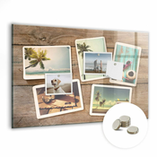 tulup.si Magnetna tabla za zid Polaroid fotografije 60x40 cm