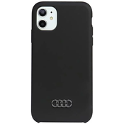 slomart Audi silikonski ovitek za iphone 12/12 pro 6,1 črn/črn trdi ovitek au-lsrip12p-q3/d1-bk