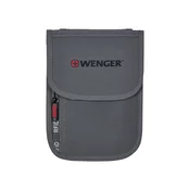 Wenger 611878 Denarnica potovalna za okoli vratu siva