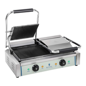 Dvojni kontaktni žar - rebrast - 2 x 1.800 W