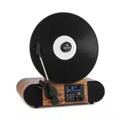 Auna Verticalo SE DAB, retro gramofon, DAB+, FM tuner, USB, BT, AUX, les (TTS6_VerticaloSE DAB)