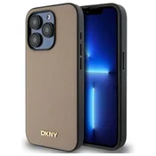1 to 3 OVITEK DKNY S KOVINSKIM LOGO ZA IPHONE 15 PRO MAX 6.7 ZA MAGSAFE GREY