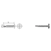 Samolepilni montažni konektorji GM-B 4,2x13 mm RAL 9005