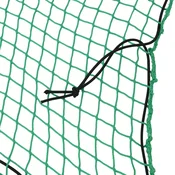 shumee Mreža za prikolico z elastično vrvjo zelena 5x3.5 m PP