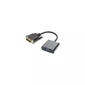E-GREEN Adapter DVI-D (M) - VGA (F) crni