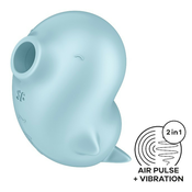 Satisfyer Sassy Seal - zračni irigator klitorisa (turkizna)