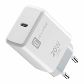CellularLine Cellularline - 20W omrežni polnilnik USB-C Power Delivery (zasnovan za Apple) (bel)