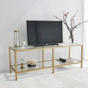 Hanah home TV Komoda Basic Gold TV501 Zlatna