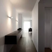 Linea Light LED-stenna svetilka Regolo, bela, 31 cm, svetloba navzgor/navzdol, 38 W, 930 - Hodnik - Sodobni - bela (RAL 9003) - Aluminij