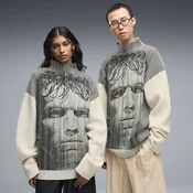PUMA KING Knit Crew Sweater Unisex, Clothing, Frosted Ivory, L