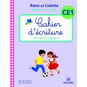 Cahier décriture Rémi et Colette CE1