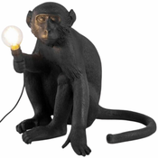 Namizna svetilka SITTING MONKEY, 32 cm, črna, Seletti