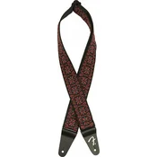 Fender Pasadena Woven Strap Lattice Red