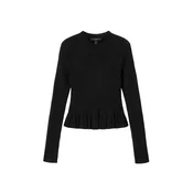 AllSaints Pulover Jas črna