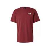 THE NORTH FACE Majica REDBOX temno siva/ognjeno rdeča/bela