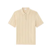 Moška polo majica Celio Nedude v bež barvi