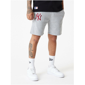 Grey Mens Shorts New Era League essentials shorts NEYYAN - Mens