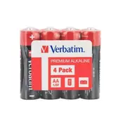 Verbatim Baterije alkalne AA LR6 4 kom blister ( 054-0018 )