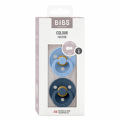 110428 Dusty Blue & Steel Blue lateks - BIBS Colour duda z okroglim cucljem 1