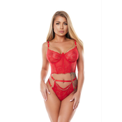 Anais Kaia Corset Red XXL/XXXL