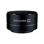 SWISSTEN zvucnik Bluetooth, FM, 3W, MicroSD, crni i-METAL