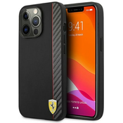Ferrari FESAXHCP13XBK iPhone 13 Pro Max 6,7 black hardcase On Track Carbon Stripe (FESAXHCP13XBK)